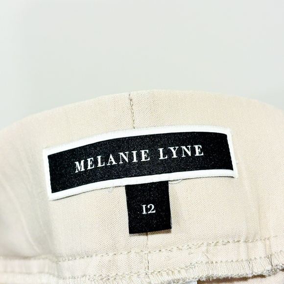 MELANIE LYNE – Beige pull-on dress pants | Classic stretch fit | Size 12 * - Picture 4 of 7